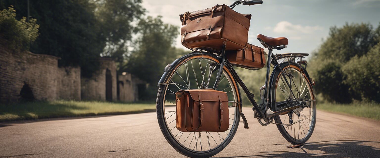 Vintage rear pannier