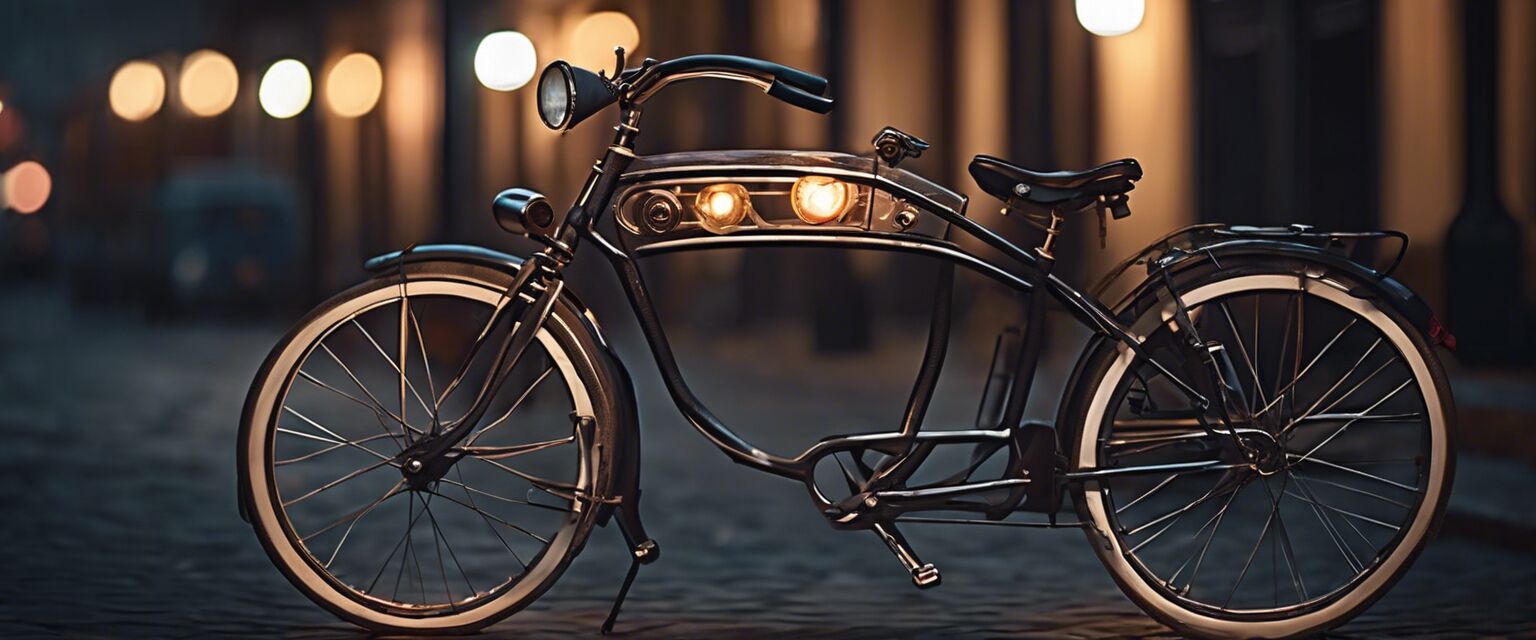 Vintage bicycle lantern