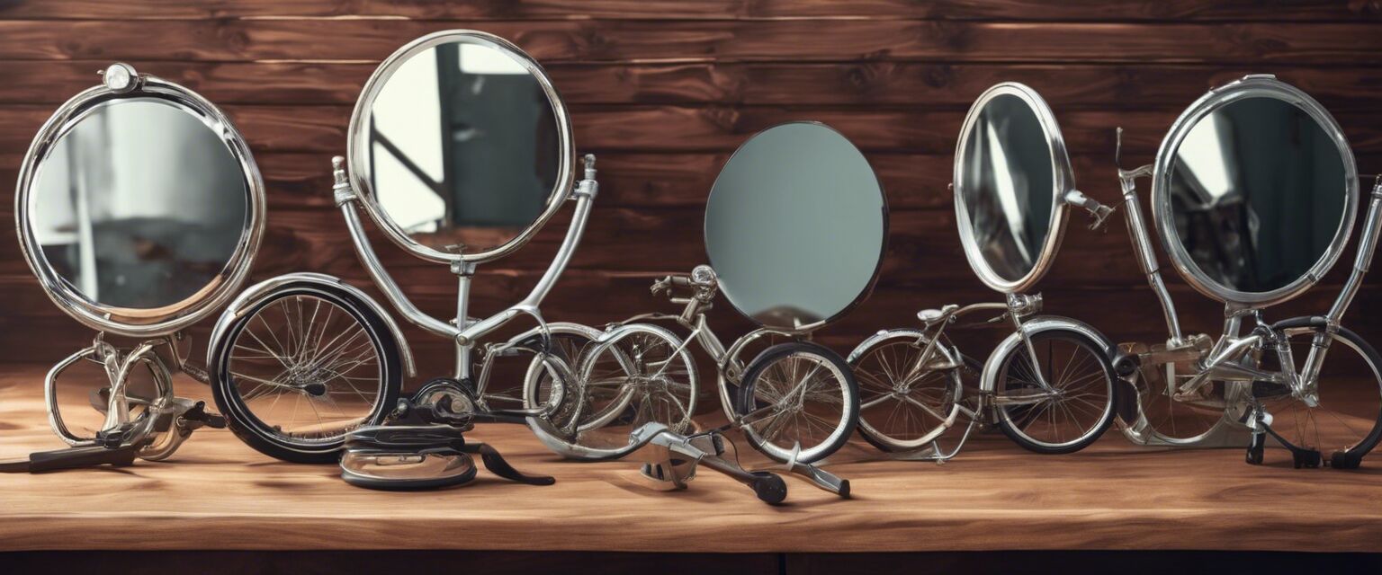 Variety of retro bike mirrors